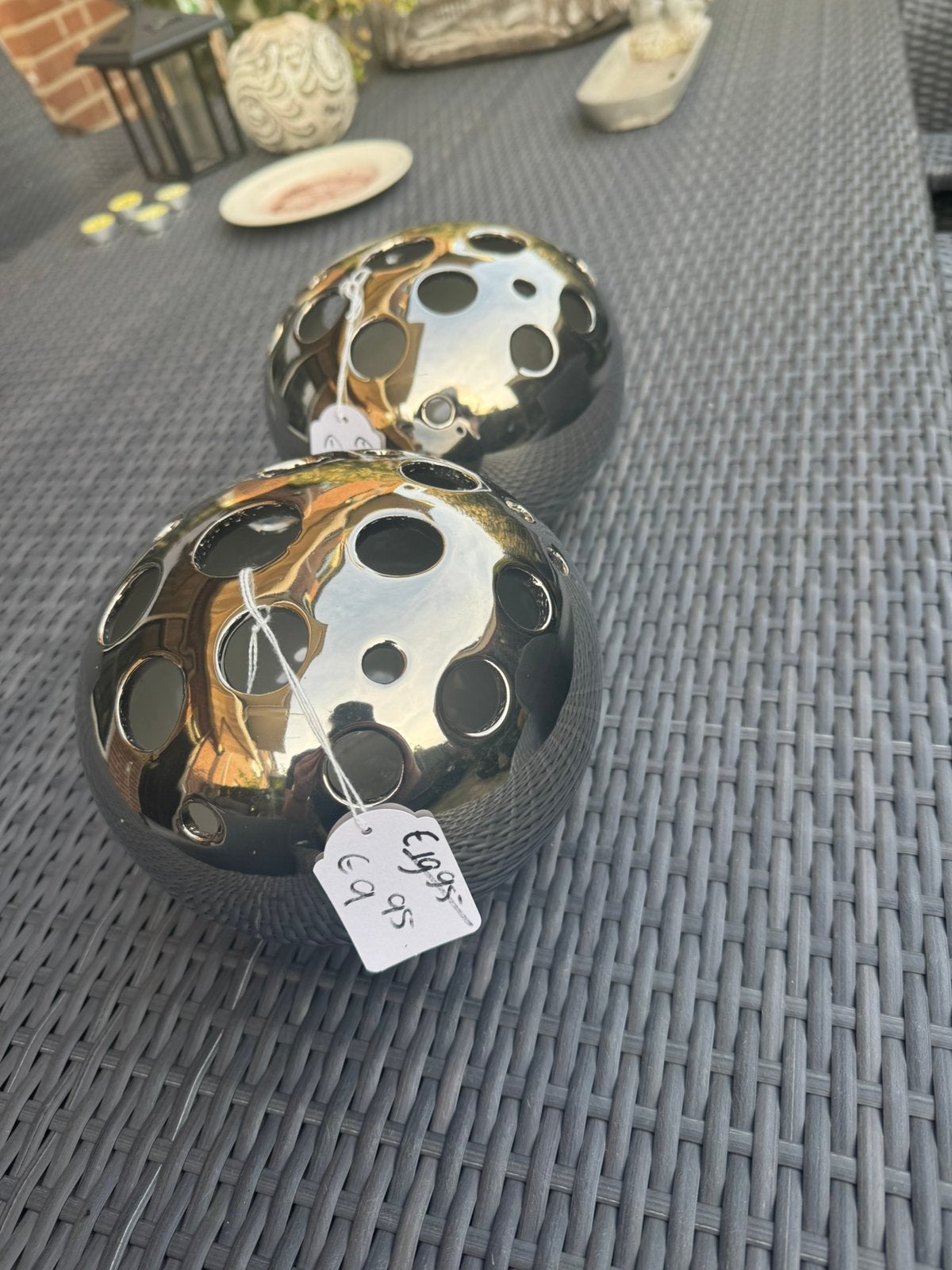 Decoratie droogbloemen vaas voor droogbloemen zilver, Ophalen, Nieuw