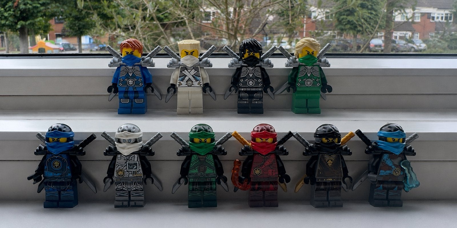 LEGO Ninjago Stone Armor + Hands of Time – 10 minifiguren, Verzenden, Zo goed als nieuw, Overige merken