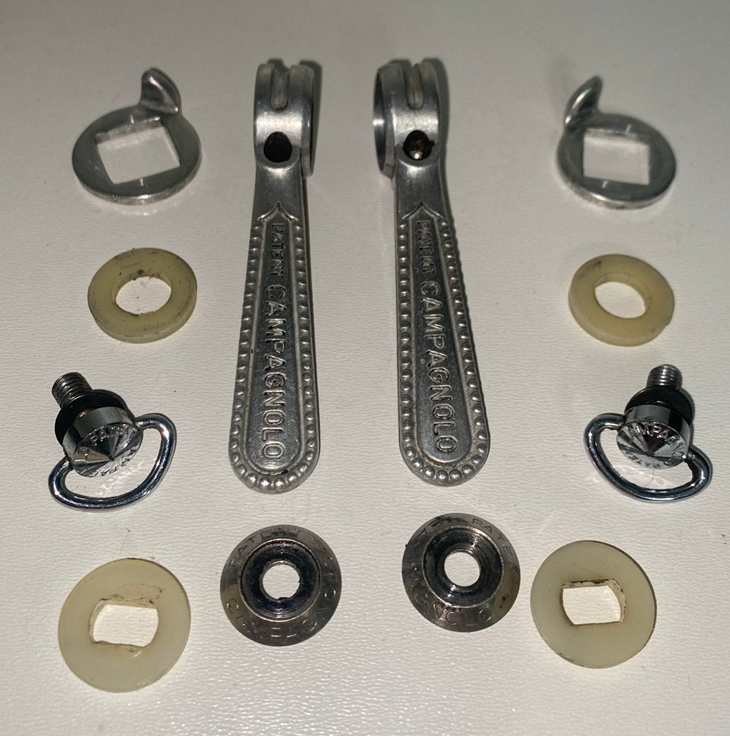 Campagnolo SR buisshifters/commadeurs vintage, Ophalen of Verzenden, Zo goed als nieuw, Overige typen