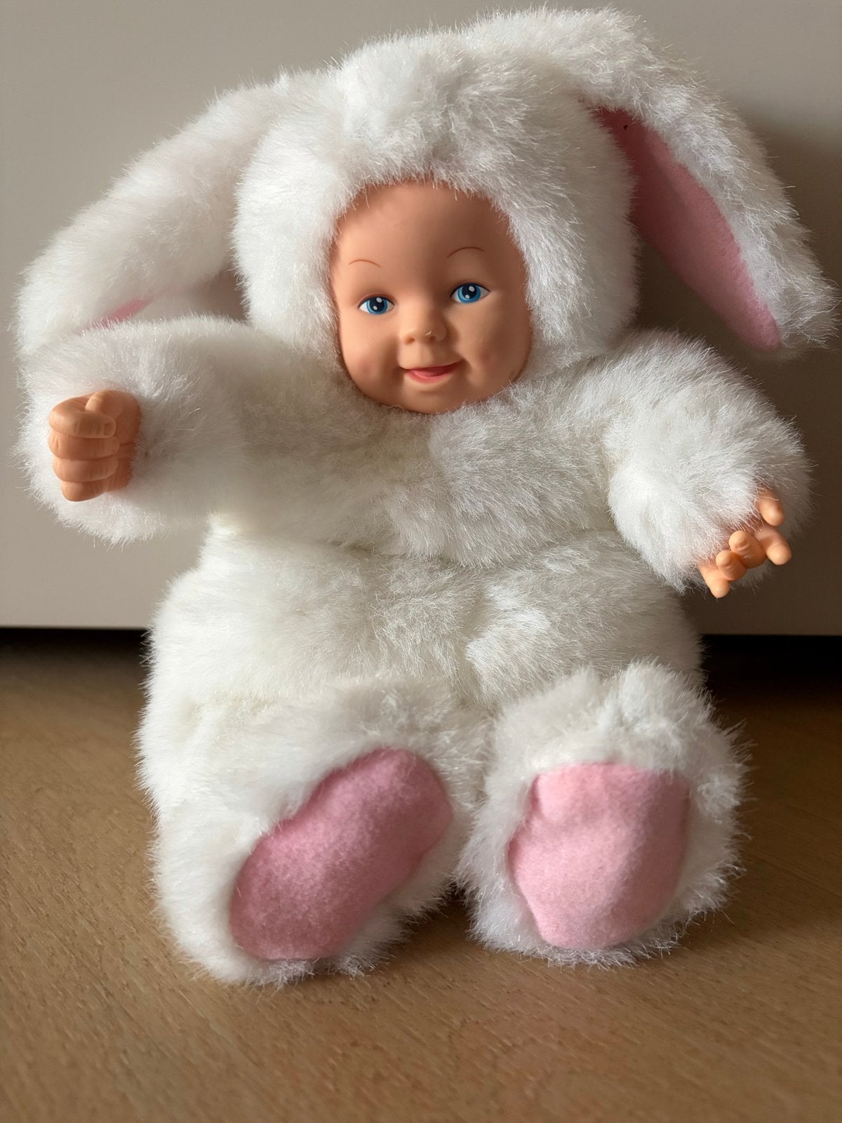 Anne Geddes Poppen - Konijn en Narcis, Ophalen of Verzenden, Zo goed als nieuw, Babypop