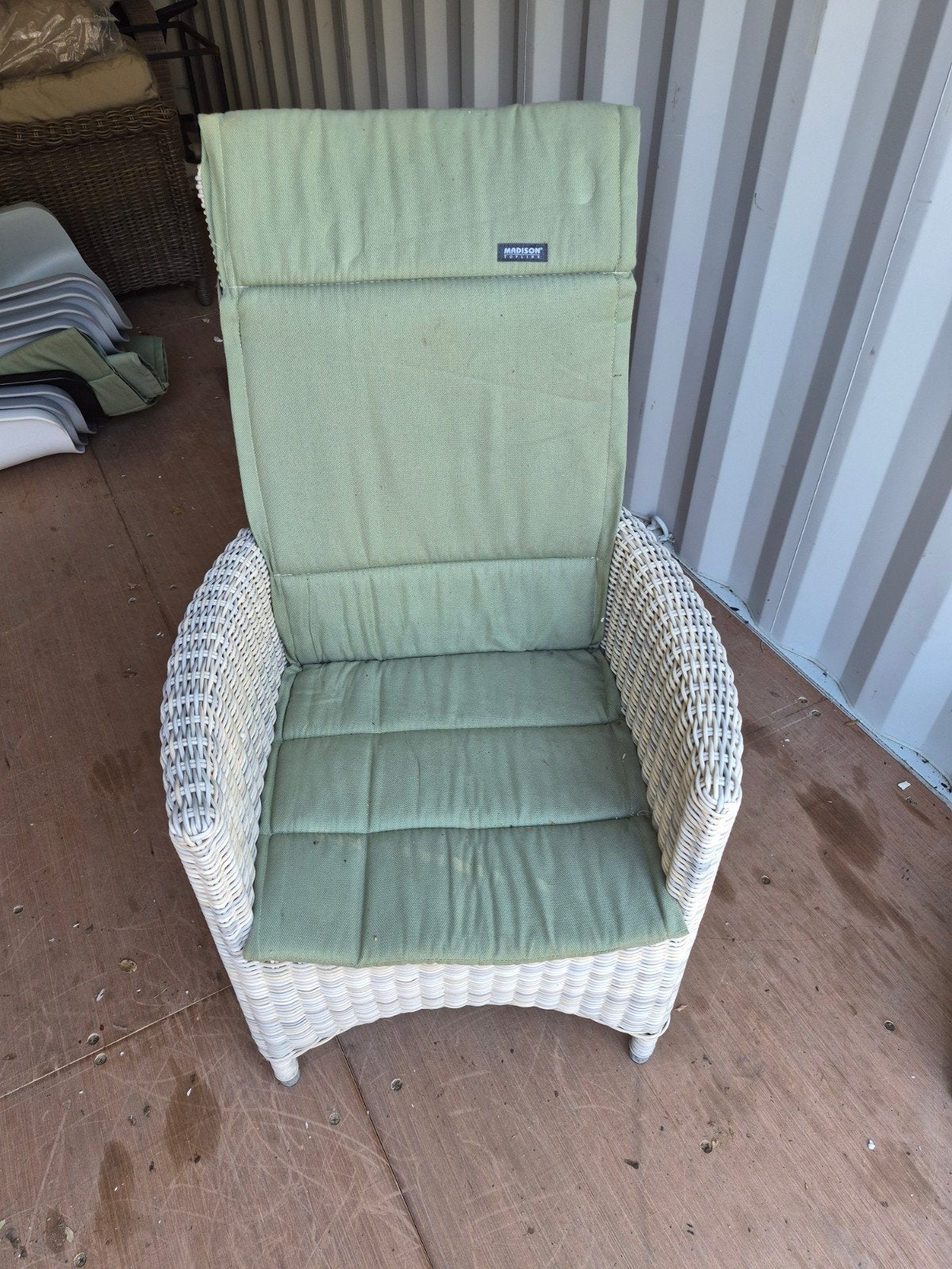 1 stoel van 4 seasons outdoor., Tuin en Terras, Ophalen, Zo goed als nieuw, Wicker, Stoel