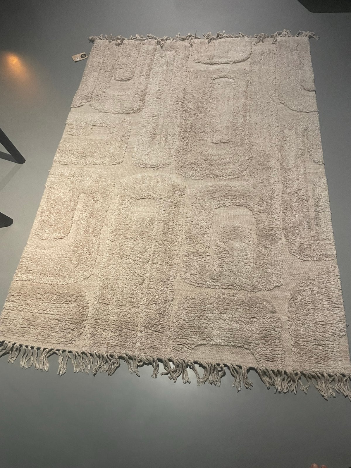 HKliving Vloerkleed - Crème/Beige - 160x230cm (NIEUW!!), 150 tot 200 cm, Ophalen of Verzenden, Crème, Rechthoekig