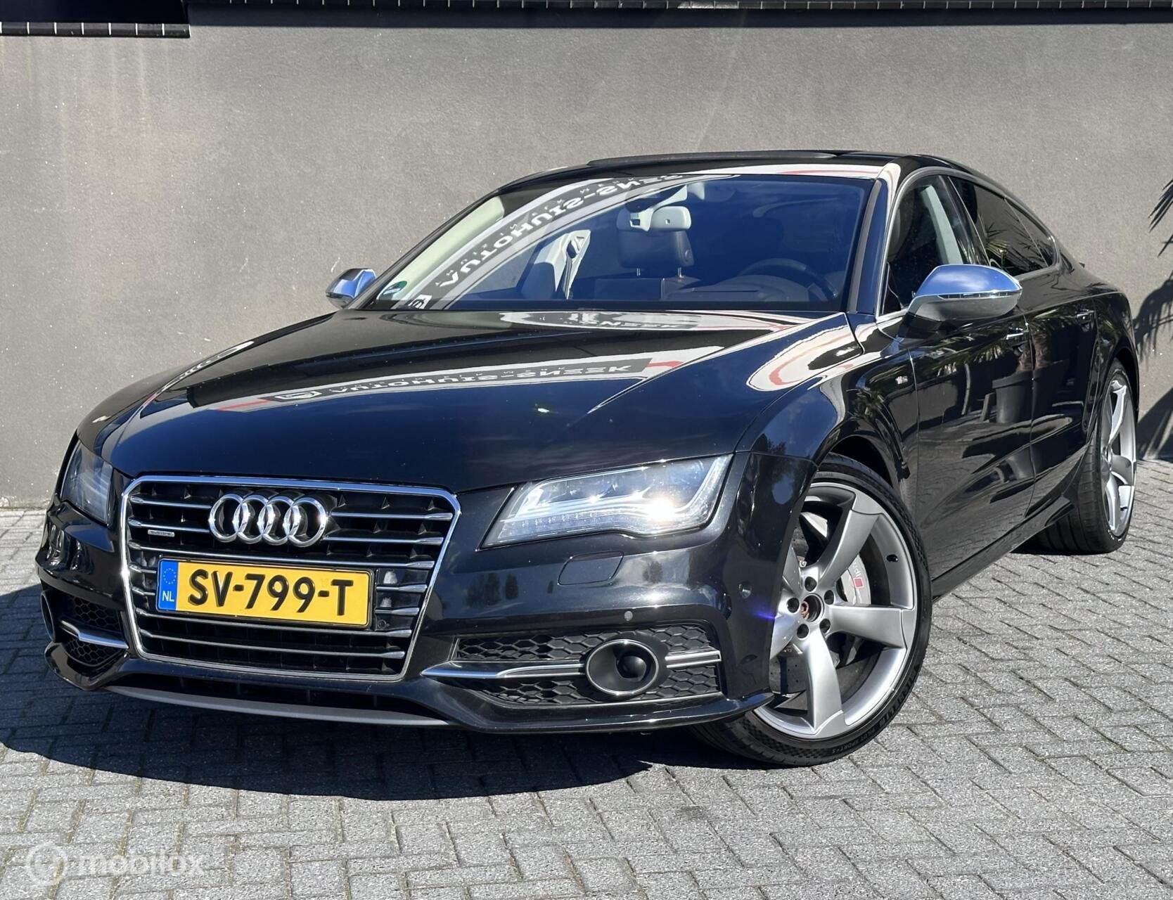 Audi A7 3.0 BiTDI quattro| 442 PK| 906 Nm|Massage| Keramisch, Auto's, Euro 5, Gebruikt, 4 stoelen, Zwart