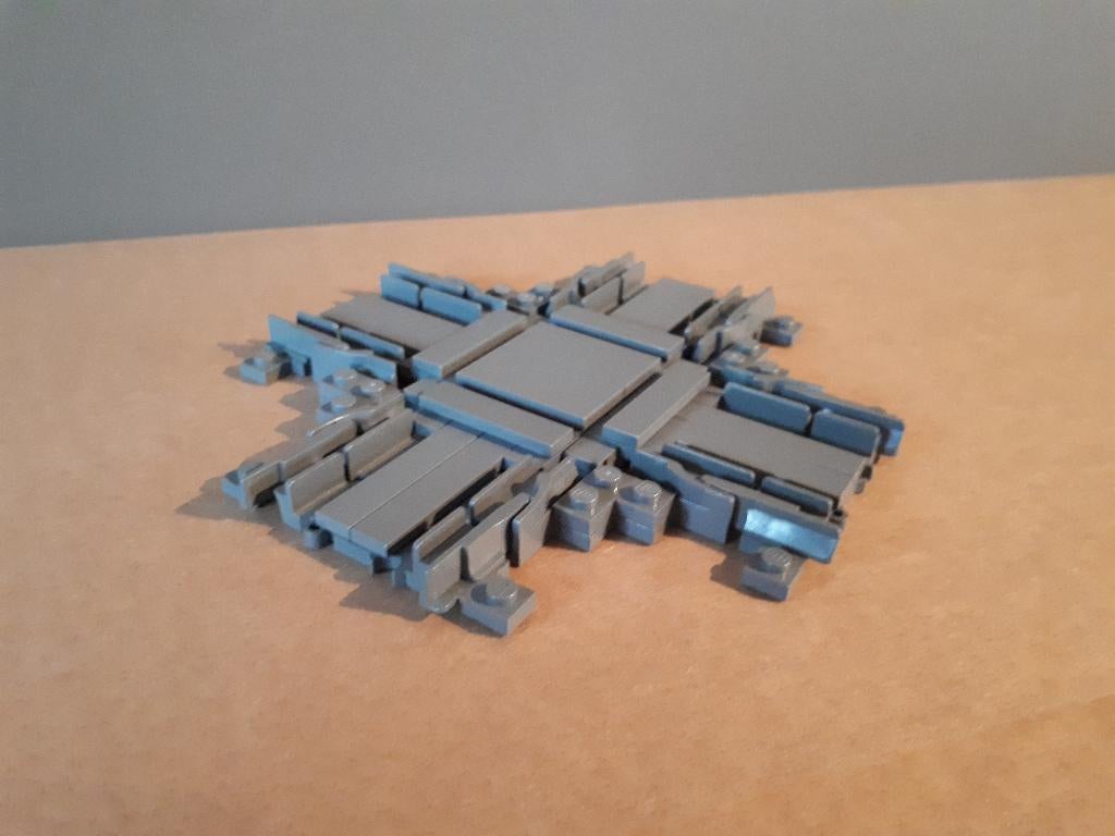 Kruising voor RC Rails voor Lego City Trein, Kinderen en Baby's, Speelgoed | Duplo en Lego, City, MOC (eigen creatie), Lego, Nieuw