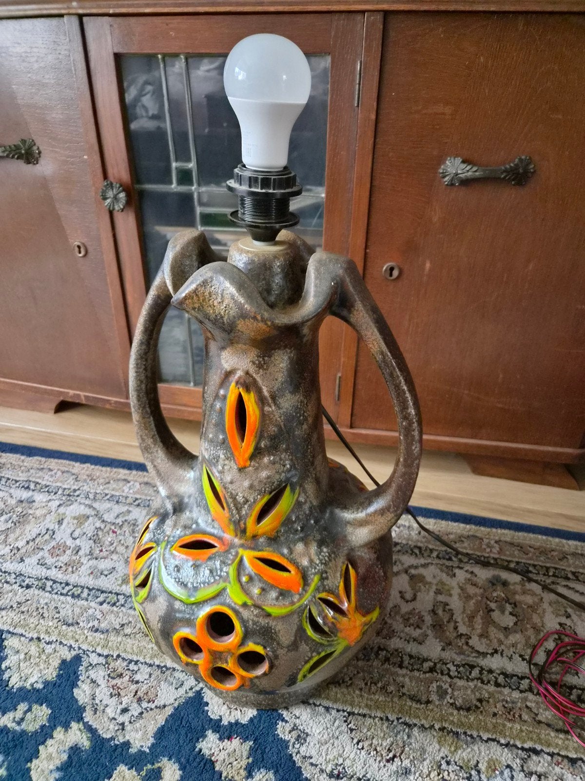 Vintage West-Duitse 'Fat Lava' lampvoet, Walter Gerhards, Ophalen