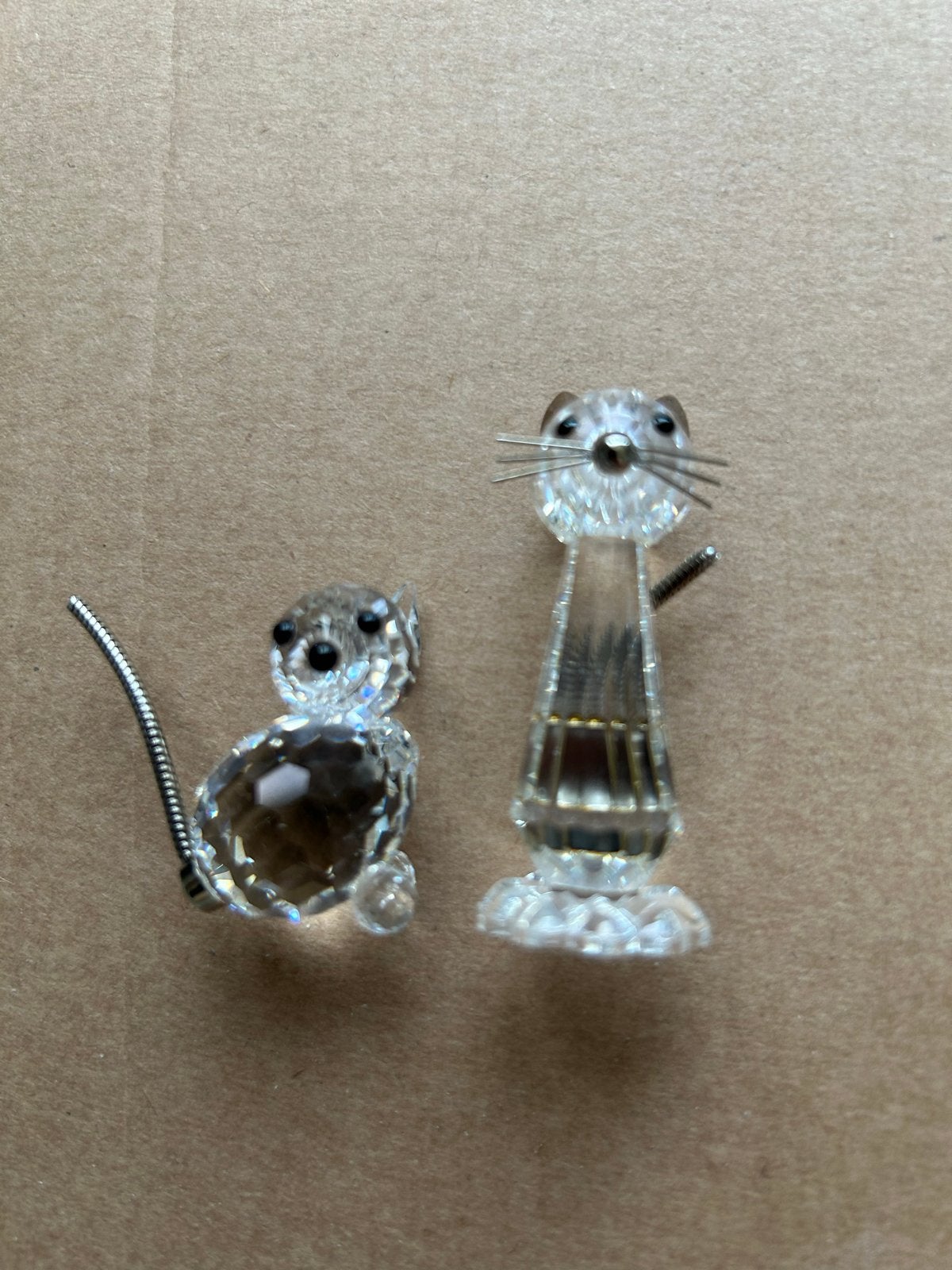 Swarovski Kristal Katten  Beeldjes, Ophalen, Zo goed als nieuw, Figuurtje