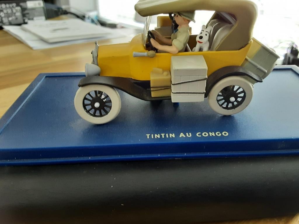Ford Model T Kuifje in Congo - Zeer Fraai Collectors Item, Overige merken, Auto, Groter dan 1:32, Ophalen of Verzenden