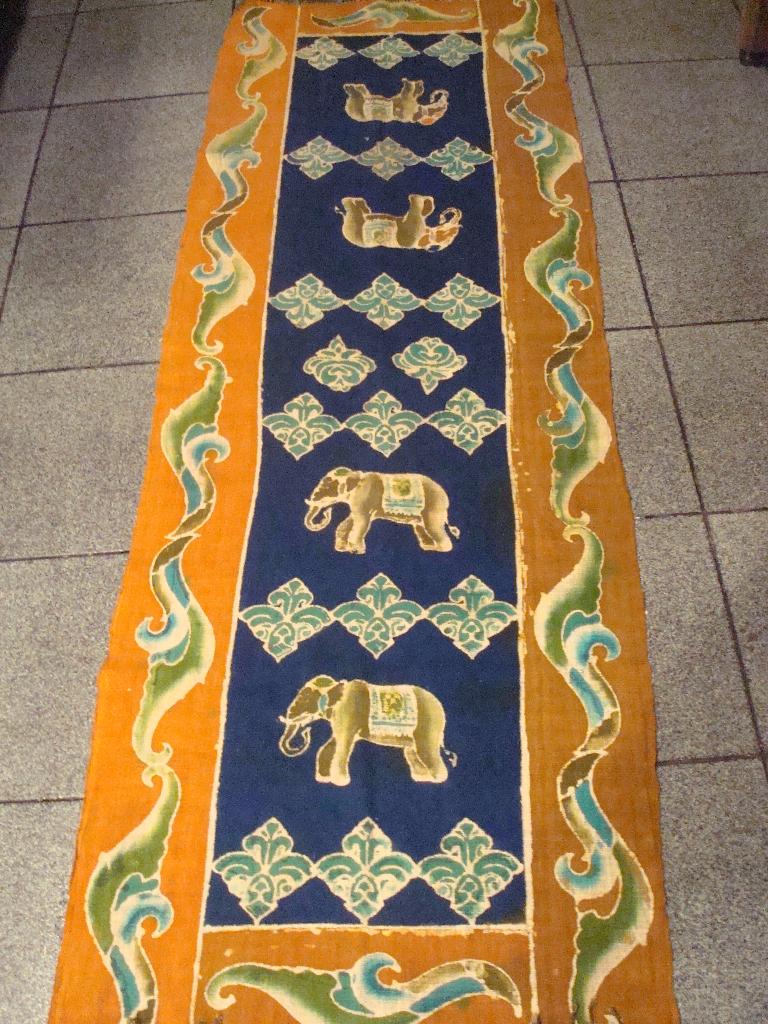 linnen batik kleed loper mooie kleuren, Ophalen of Verzenden