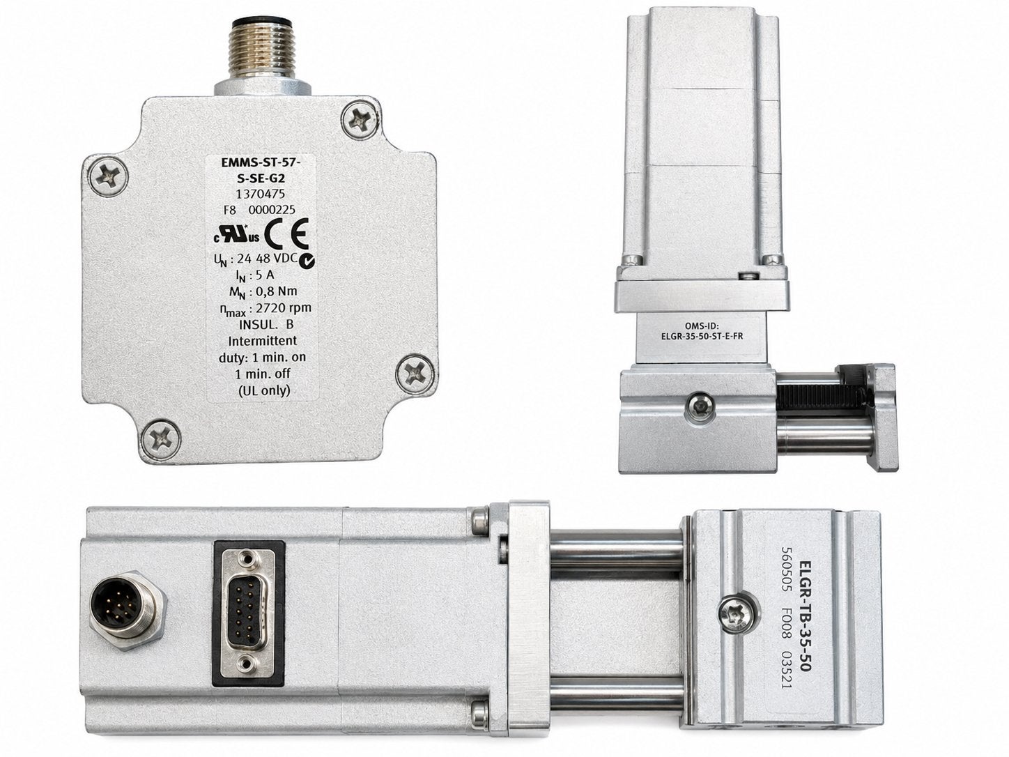 FESTO ELGR-35-50-ST-E-FR  Lineaire Actuator EMMS-ST-57 Servo, Ophalen of Verzenden, Zo goed als nieuw
