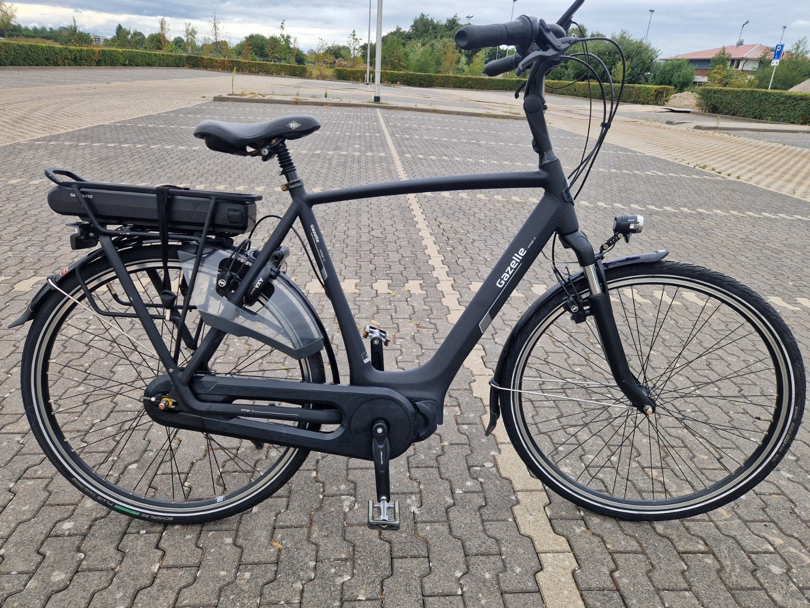 ELEKTRISCHE FIETS GAZELLE ORANGE C7(SHIMANO MIDDEN MOTOR), Fietsen en Brommers, 57 tot 61 cm, Ophalen, Zo goed als nieuw, Gazelle