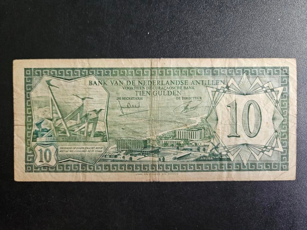 Nederlandse Antillen pick 9b 1972, Ophalen of Verzenden, Midden-Amerika, Los biljet