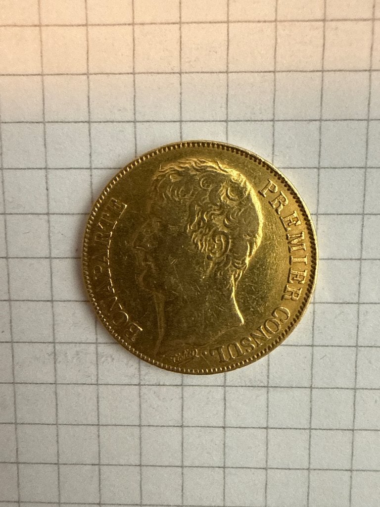 Goud Napoleon 40 Francs AN12, Ophalen of Verzenden, Frankrijk, Losse munt, Goud