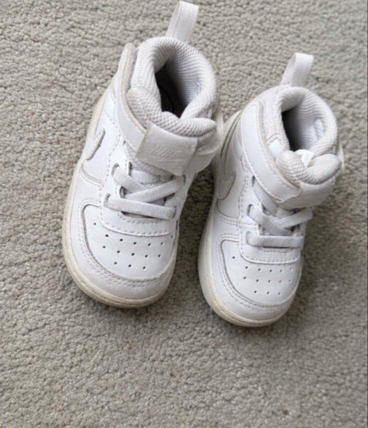 Nike Air Force 1 baby schoentjes wit maat 21, Ophalen of Verzenden, Gebruikt, Jongetje of Meisje, Schoentjes