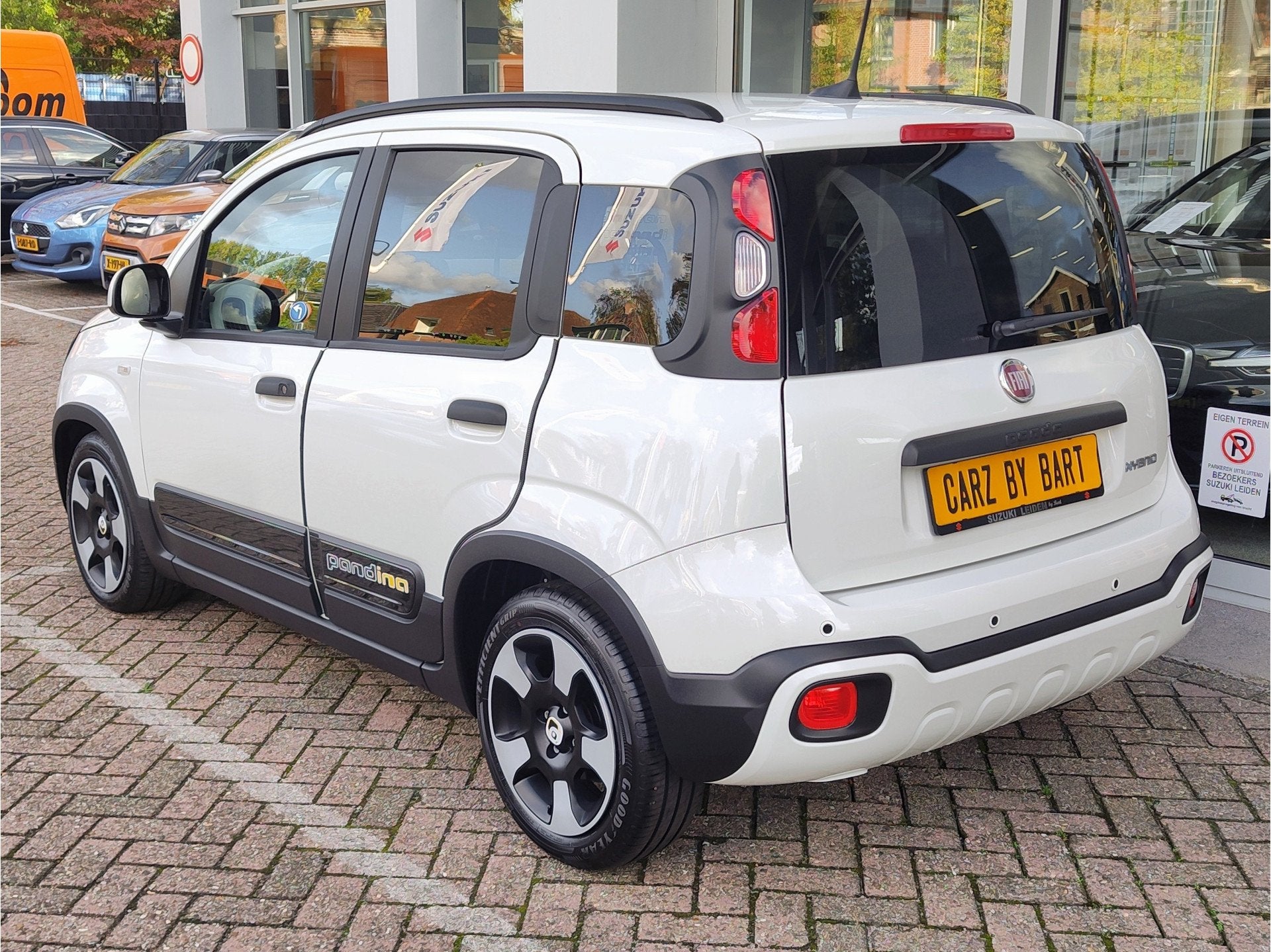 Fiat Pandina 1.0 HYBRID CROSS Airco | Carplay/Android | Rege, Auto's, Gebruikt, Wit, Bedrijf, Handgeschakeld
