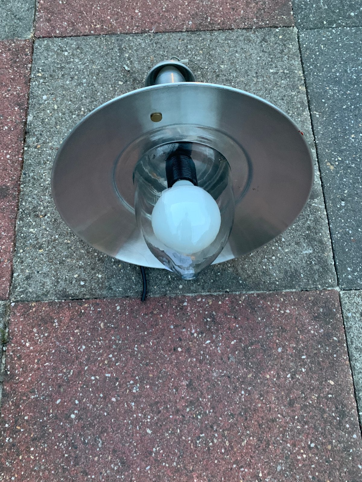 Set van 3 aluminium scheepslampen – industrieel / maritiem, Ophalen, Gebruikt