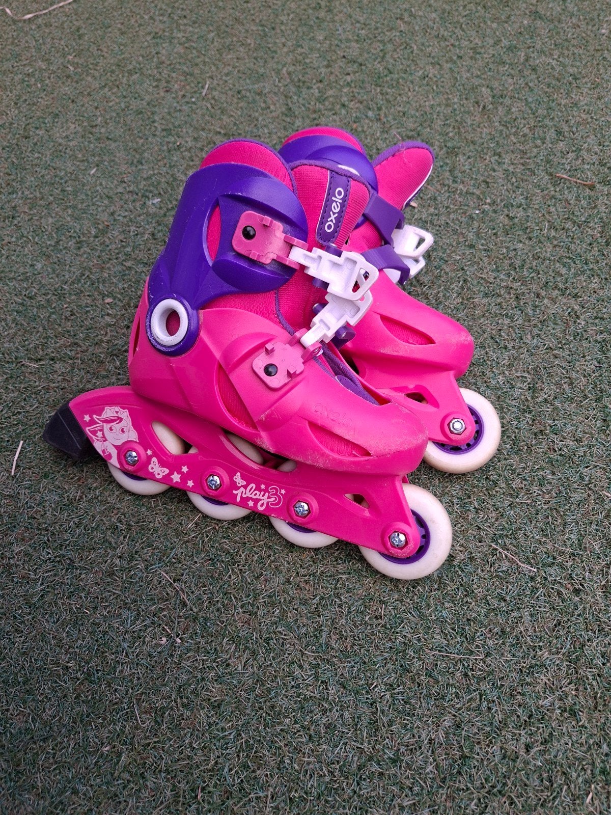 roze verstelbare skates 28-30, Kinderen en Baby's, Ophalen, Verstelbaar, Gebruikt, Kinderen