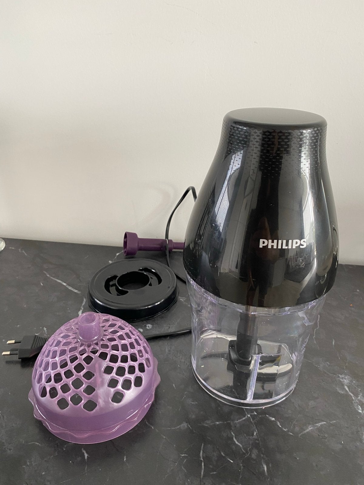Philips Hakmolen / Mini Blender - Compact en Krachtig, Ophalen of Verzenden, Zo goed als nieuw, Vaatwasserbestendig, Minder dan 1 liter