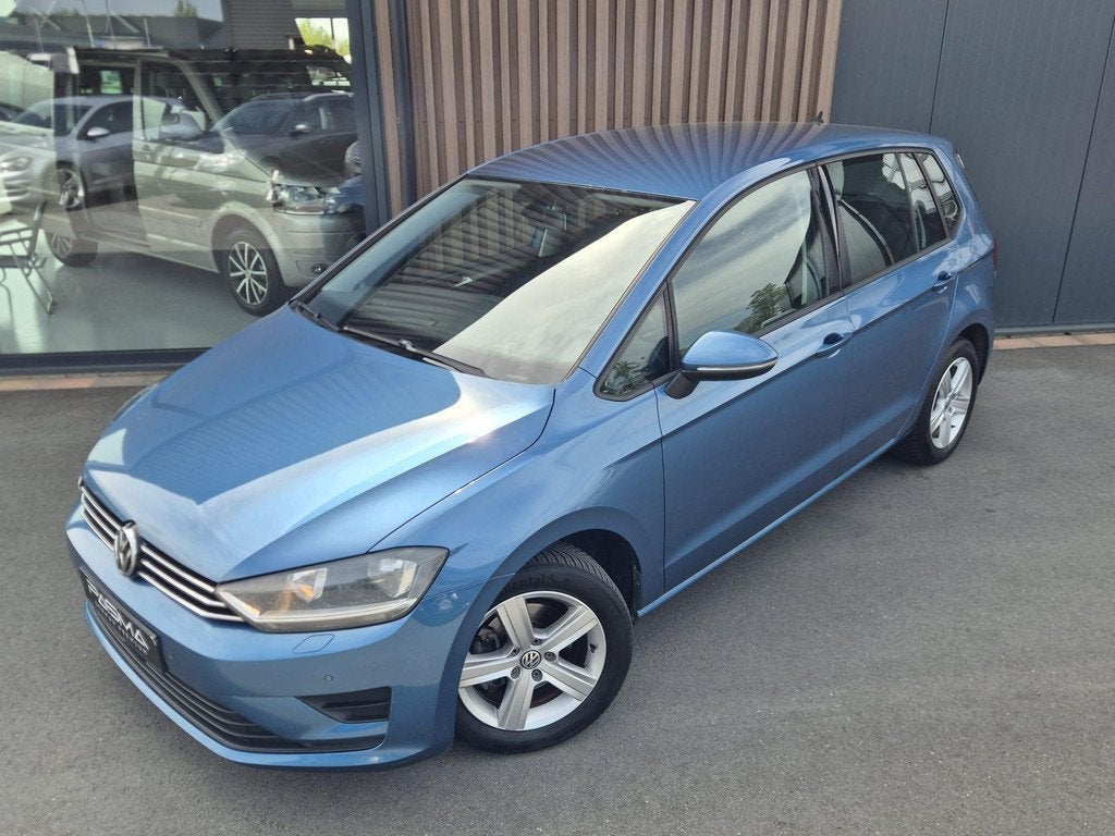 Volkswagen Golf Sportsvan 1.2 TSI Highline DSG Automaat | Na, Auto's, Volkswagen, Gebruikt, 4 cilinders, Blauw, Alcantara