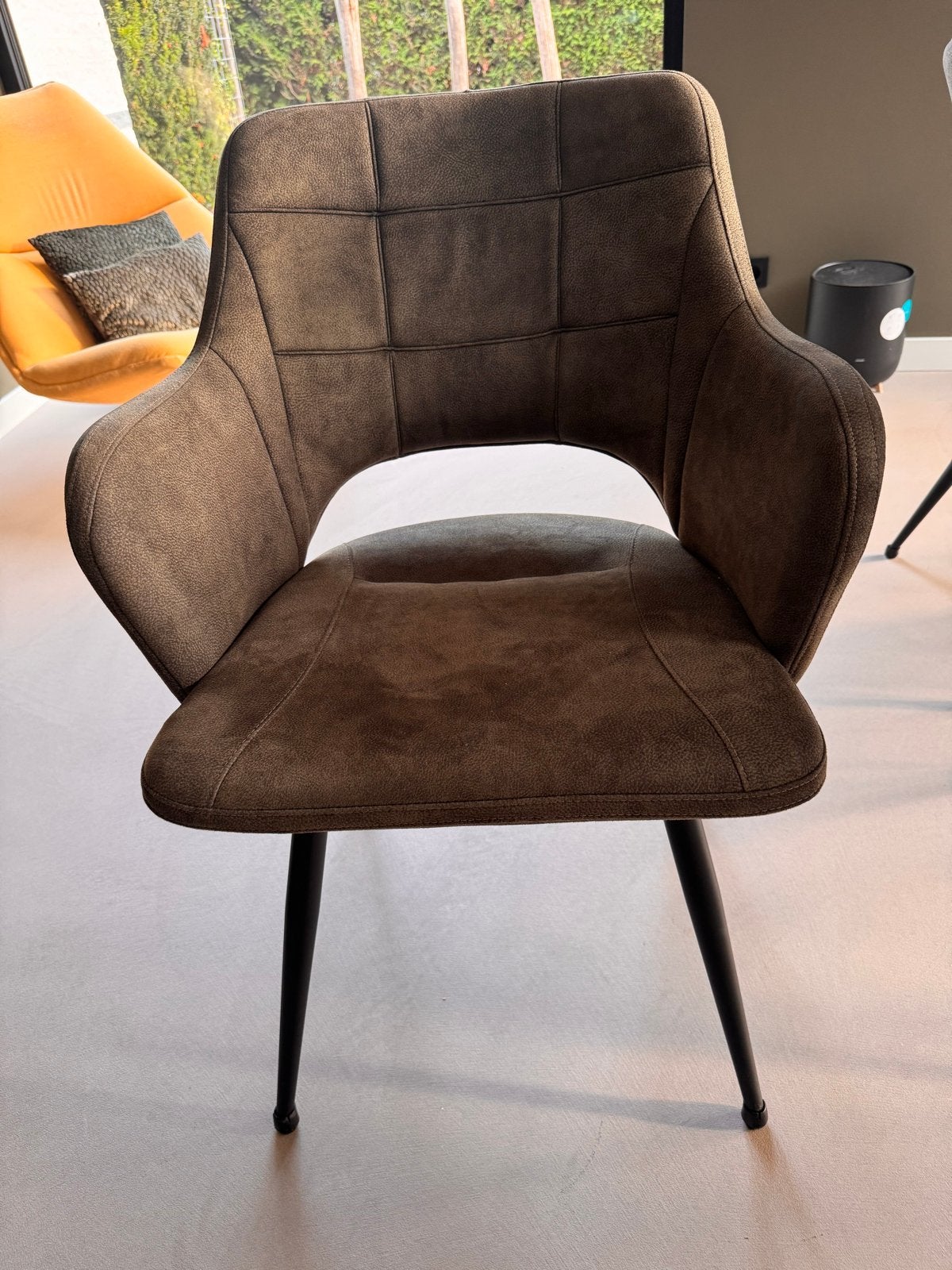 ZGAN 8x Sanders Wonen Zala Luxor Moss groen eetkamerstoelen, Huis en Inrichting, Stoelen, Ophalen, Overige kleuren, Zo goed als nieuw