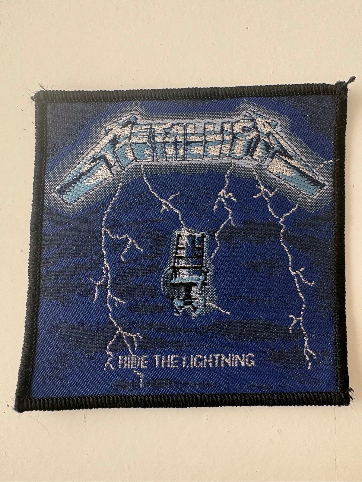 Metallica patch Ride the Lightning vintage slayer megadeth, Ophalen of Verzenden, Nieuw, Kleding