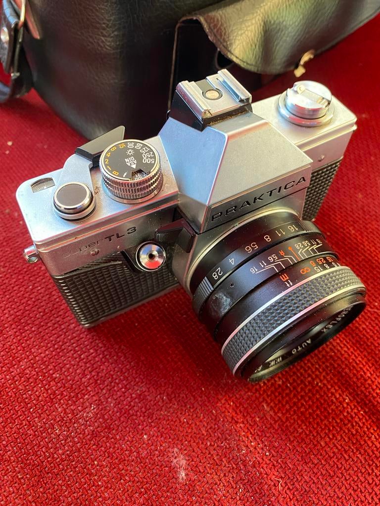 Praktica Super TL3 Analoge Spiegelreflexcamera met Flitser, Ophalen, Gebruikt, Spiegelreflex, Overige Merken