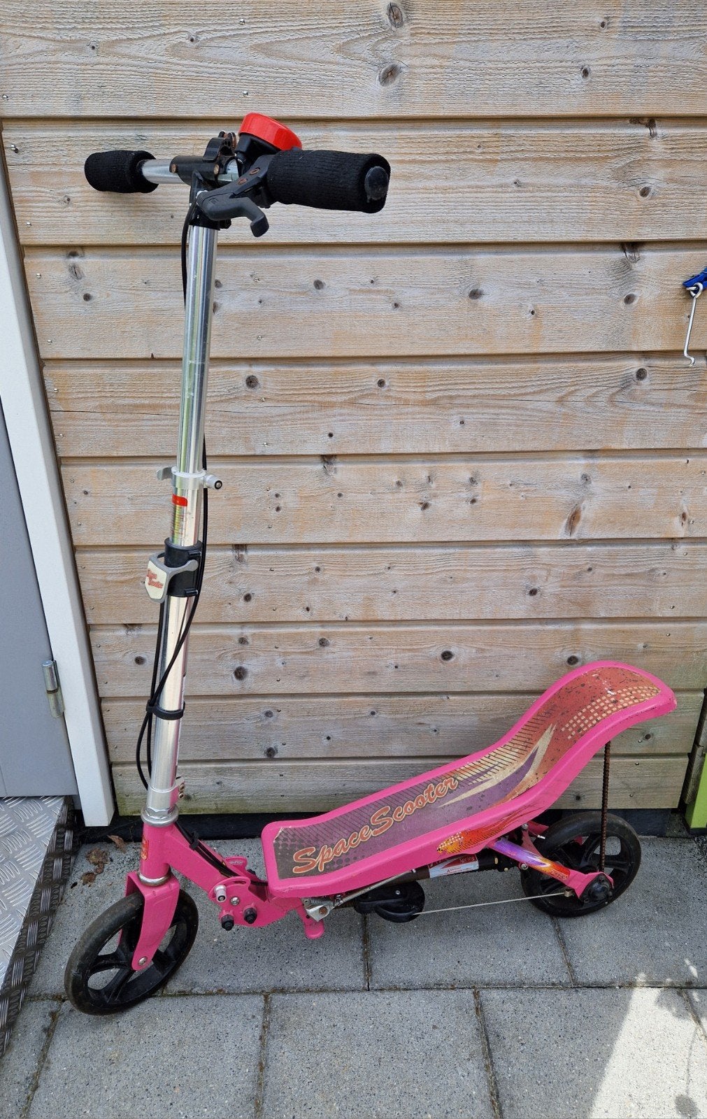 1 Roze Space Scooter & 1 Roze Pedaler, Ophalen, Zo goed als nieuw, Overige typen