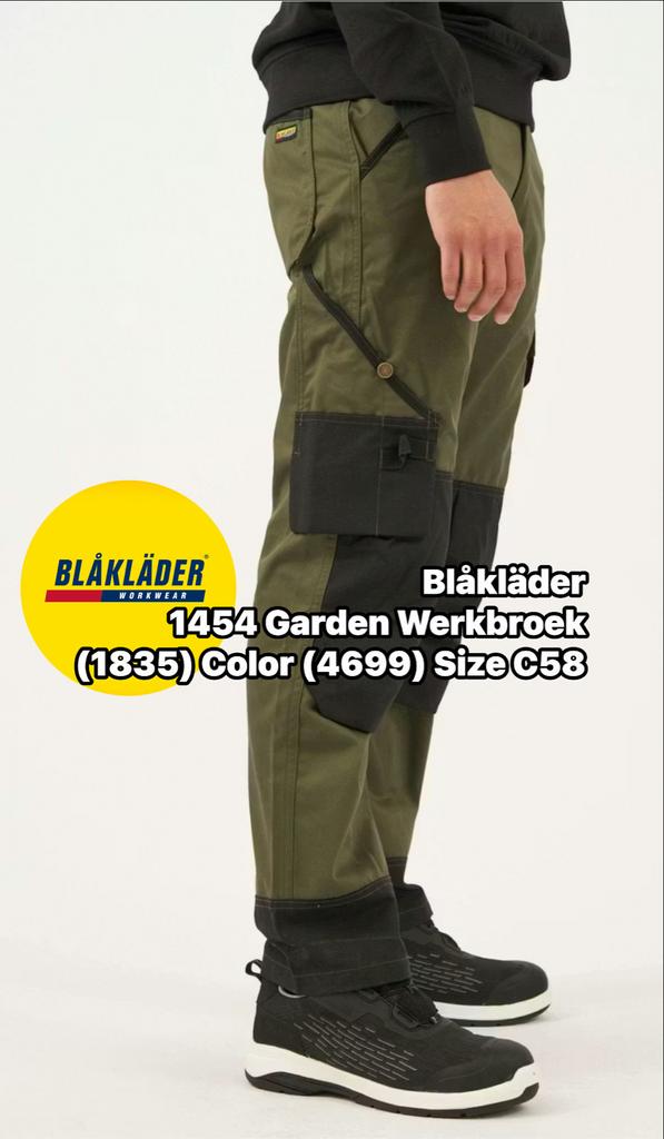 Blåkläder 1454 Garden Werkbroek (1835) Size C58, Ophalen of Verzenden, Nieuw, Heren, Broek