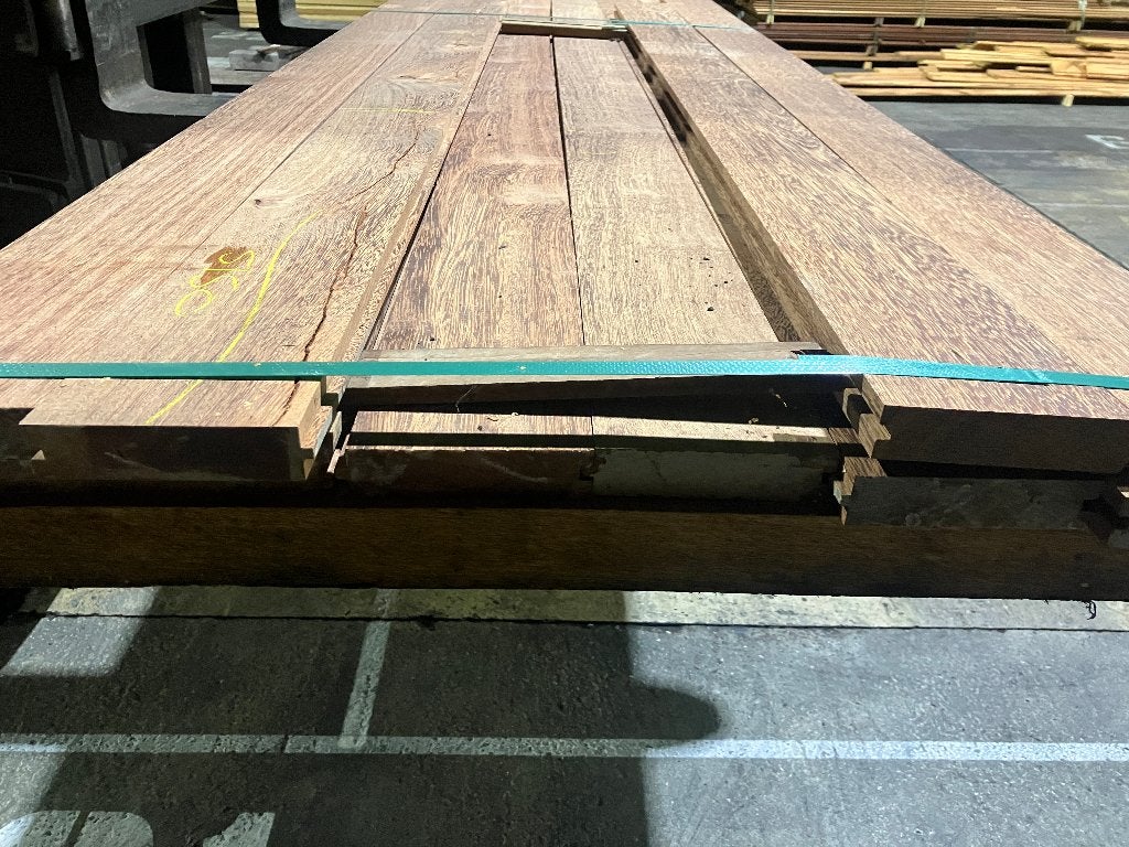 Planken-vlonderplanken-Hardhout-Sucupira Vermelho-32x135 mm, Tuin en Terras, Palen, Balken en Planken, Nieuw, Planken, 250 cm of meer