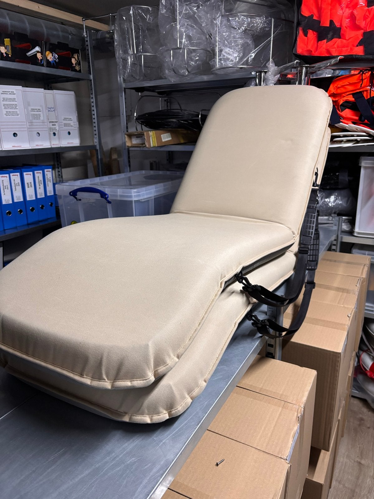 Comfort seats opvouwbaar ligbed voor boot of tuin, Watersport en Boten, Ophalen, Zo goed als nieuw, Interieur en Kussens
