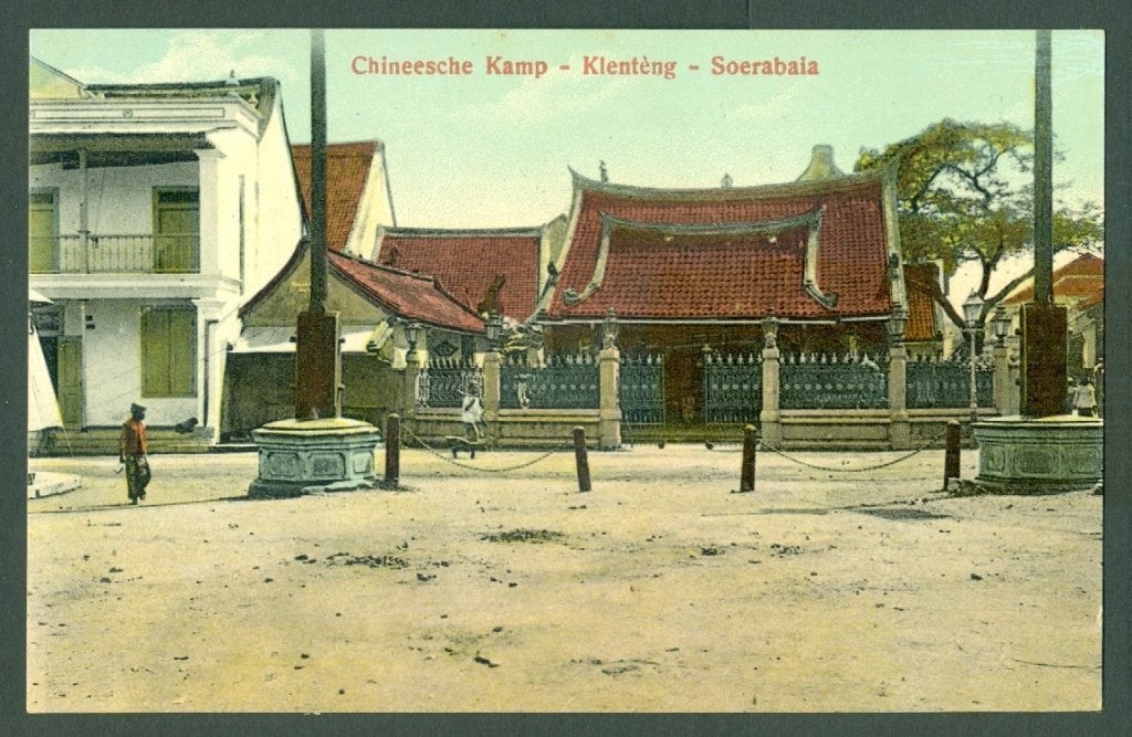 AK Nederlands Indie Soerabaia Chinese kamp klenteng, Ophalen of Verzenden, 1920 tot 1940, Ongelopen, Overijssel