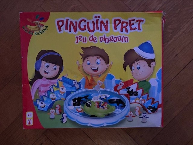 Pinguin Pret! Leuk spel 3+ voor 2/3 spelers, Een of twee spelers, Ophalen of Verzenden, Zo goed als nieuw