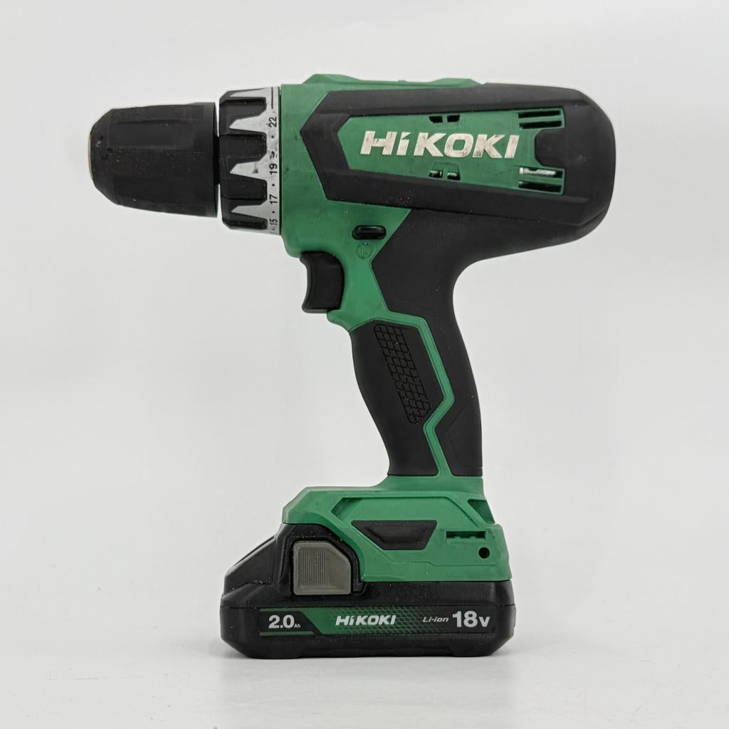Hikoki DS18DF Boormachine | Inclusief Accu - Zonder Lader, Doe-het-zelf en Verbouw, Gereedschap | Boormachines, Hikoki, Gebruikt