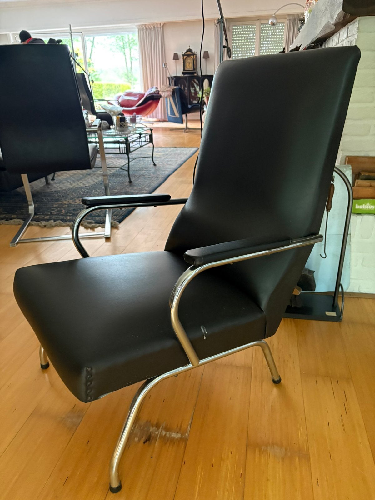 Retro stoel 60’s 70’s, Huis en Inrichting, Fauteuils, Ophalen, Zo goed als nieuw, Minder dan 75 cm, 50 tot 75 cm