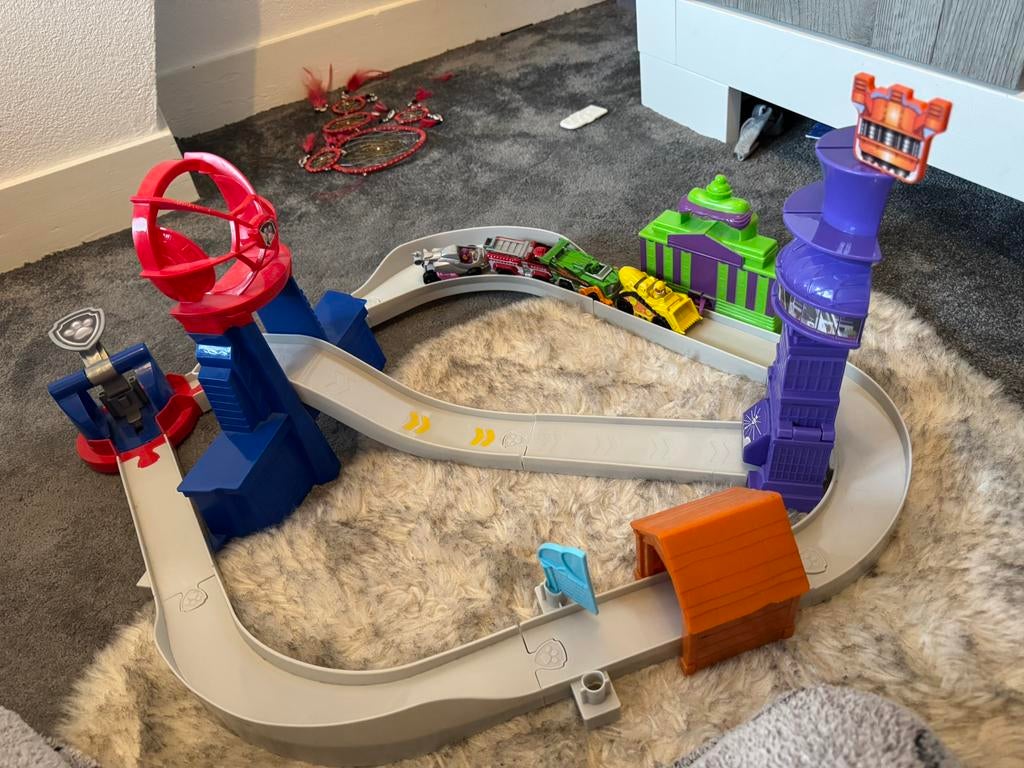 PAW Patrol De Film True Metal - Red Avonturenstad Racebaan, Kinderen en Baby's, Speelgoed | Speelgoedvoertuigen, Ophalen of Verzenden