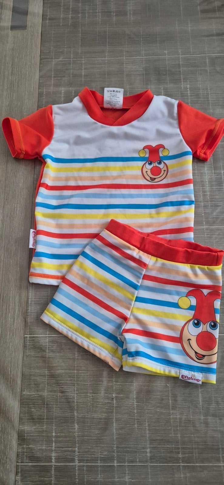 Zwem/Strandsetje Jokie mt 92/98, Ophalen of Verzenden, Zo goed als nieuw, Meisje, Shirtje of Longsleeve