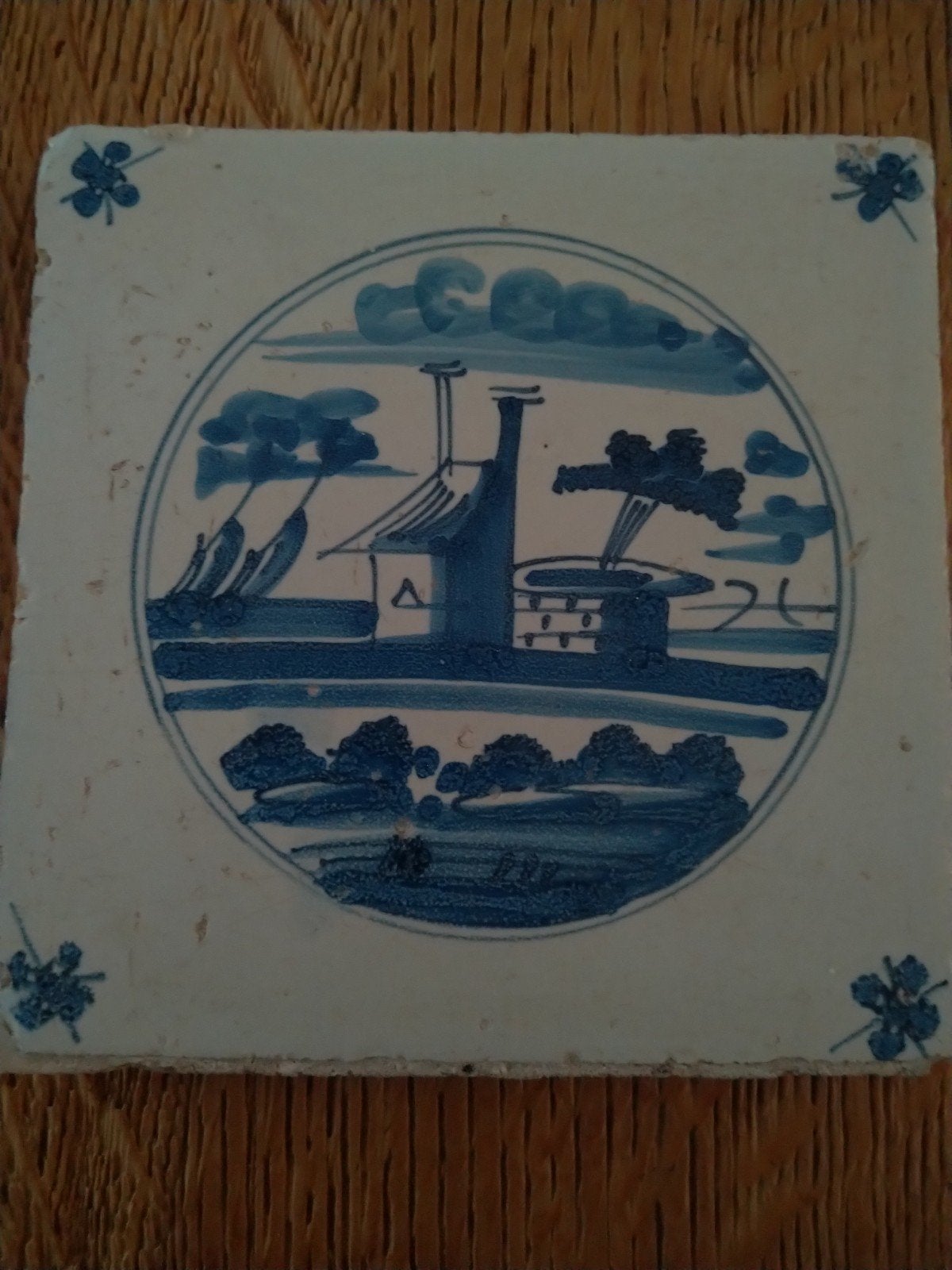 Delfts blauwe tegel, Ophalen of Verzenden