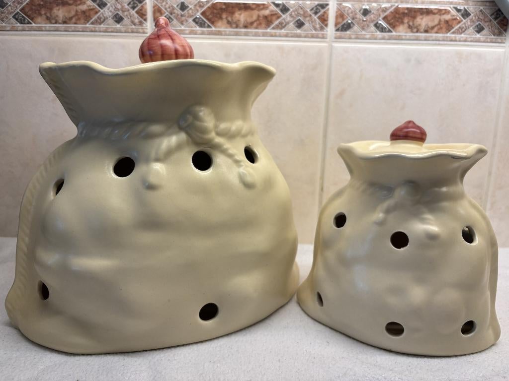 Uien & Knoflook Potten Zak (2), Ophalen of Verzenden