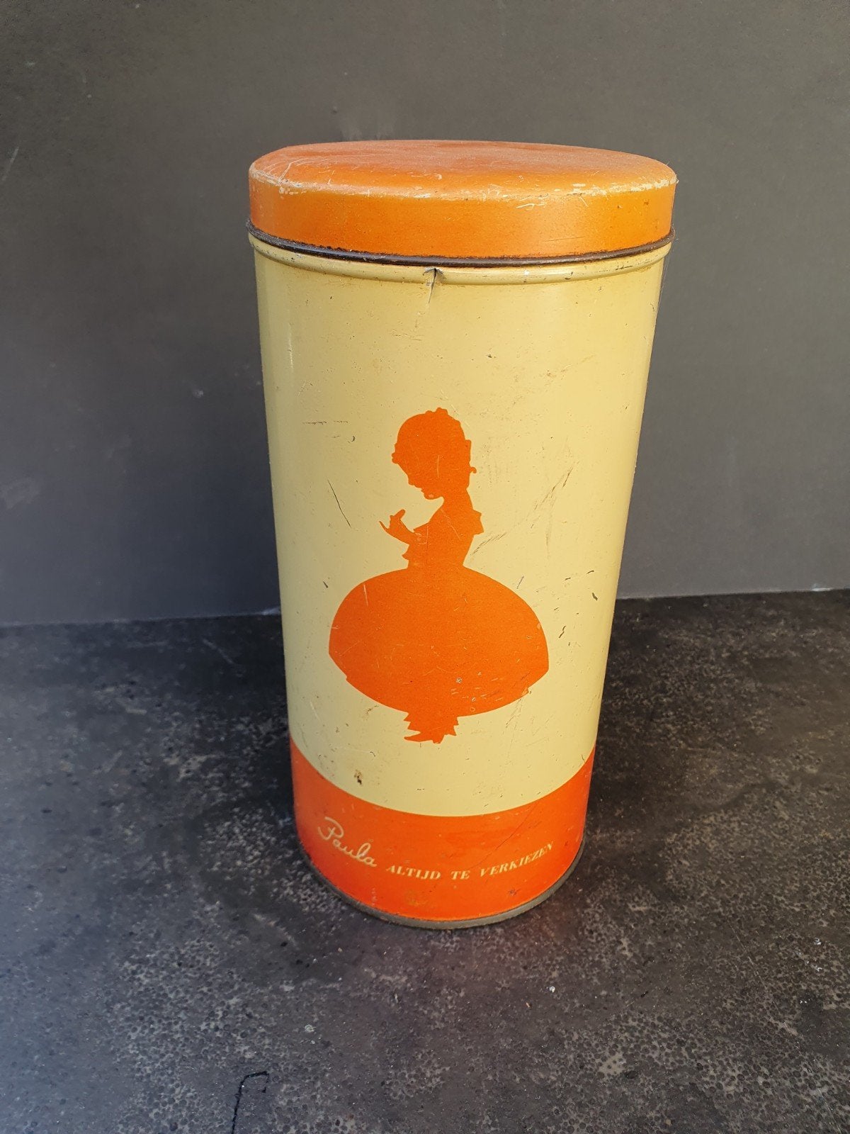 Vintage Paula koekblik, Ophalen of Verzenden