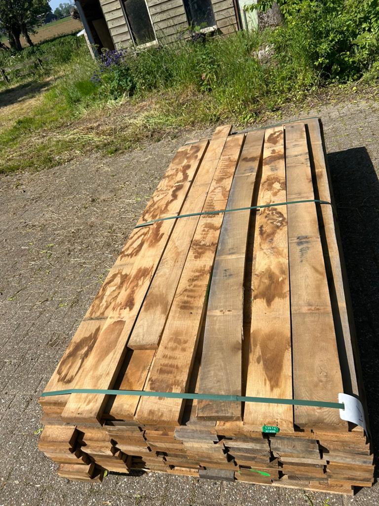 Eiken te koop. Partij. Fijnbezaagd. 120x27 mm, Ophalen of Verzenden, Nieuw, 180 tot 250 cm, Planken