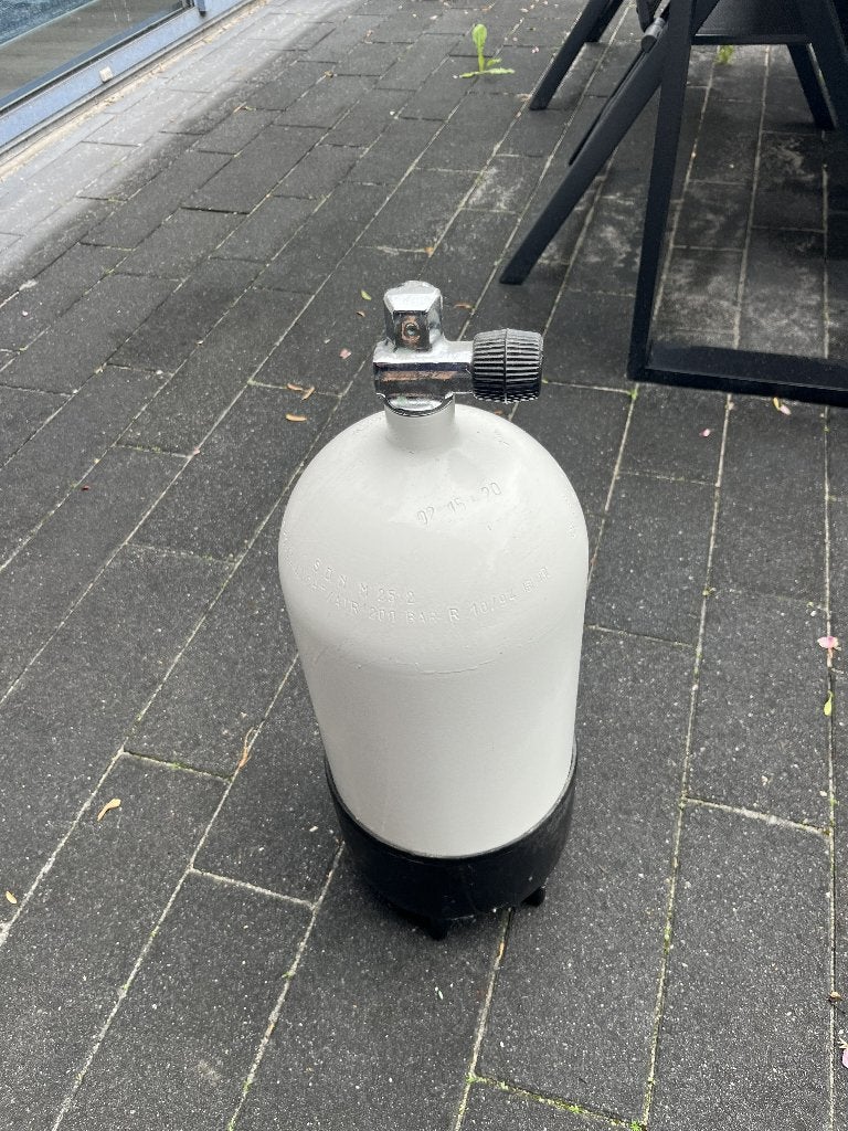 12L duikfles, Watersport en Boten, Duiken, Ophalen, Zo goed als nieuw, Duikfles