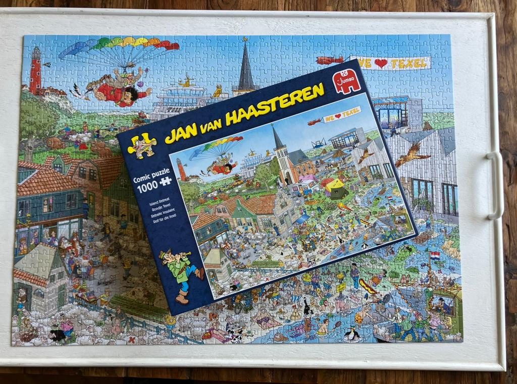 Jan van Haasteren, rondje Texel, Ophalen of Verzenden, 500 t/m 1500 stukjes, Zo goed als nieuw, Legpuzzel