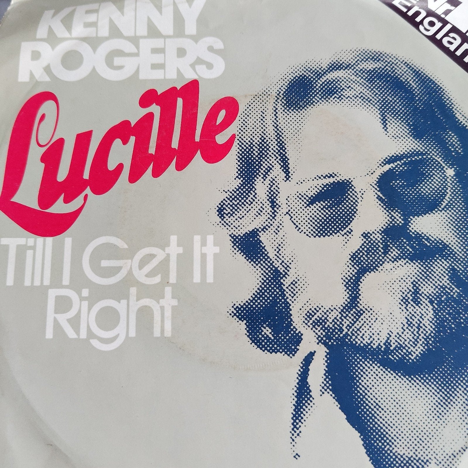 Kenny Rogers - Lucille / Till I Get It Right (Single), Gebruikt, 7 inch, Ophalen of Verzenden, EP