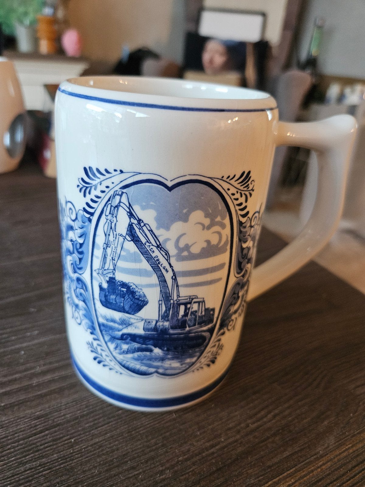 Piershil Graafmachine Tol reclame bierpul.- Schoonhoven Kera, Antiek en Kunst, Antiek | Keramiek en Aardewerk, Ophalen of Verzenden