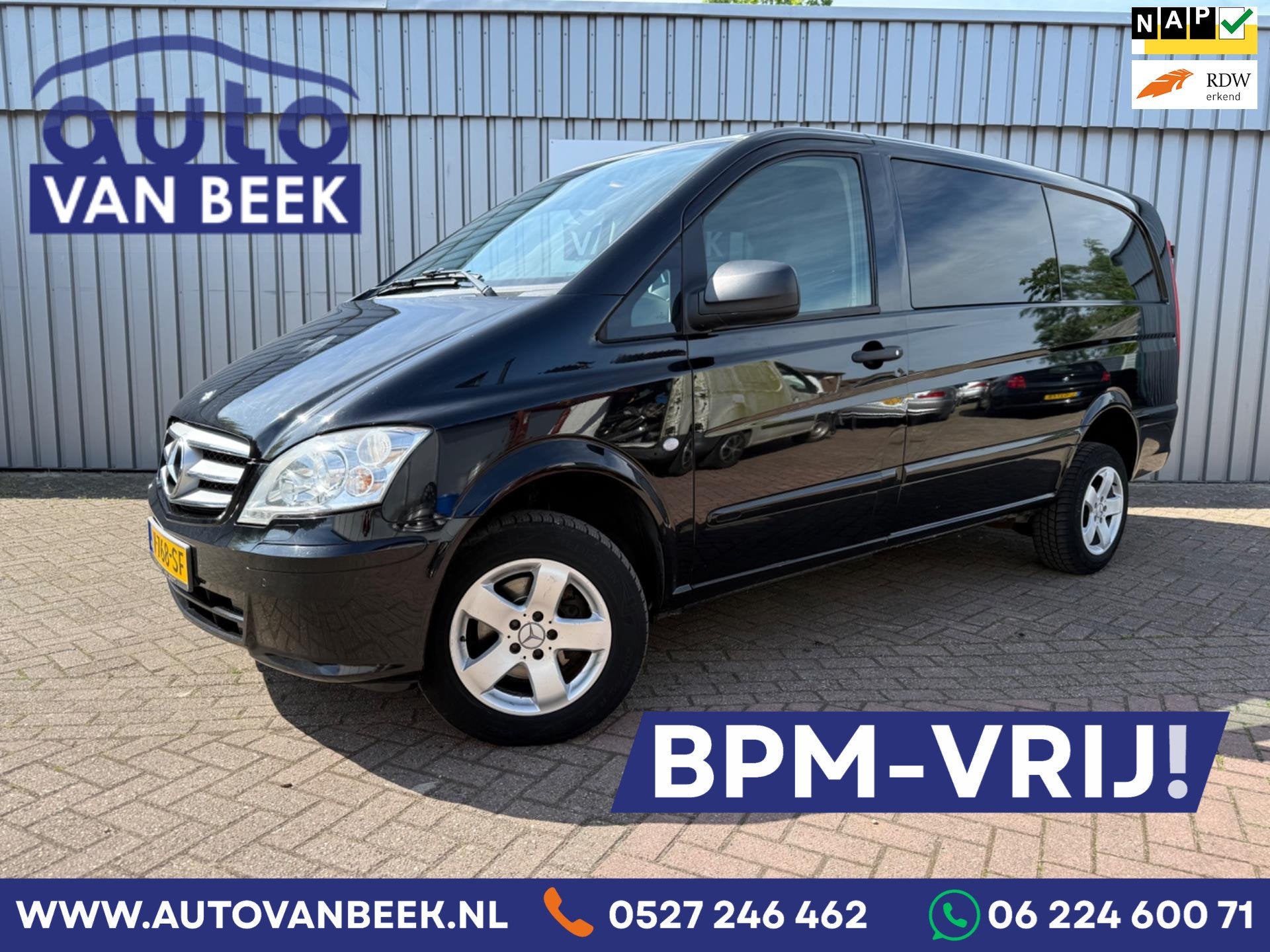 Mercedes-Benz Vito 116 CDI 320 Lang|4matic/AWD|5p|BTW, Auto's, Automaat, Euro 5, Achterwielaandrijving, Gebruikt