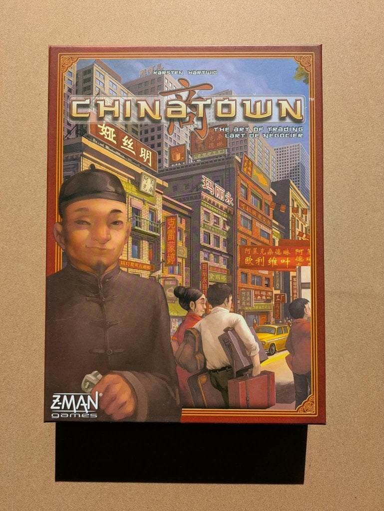 Chinatown Bordspel Z-Man Games, Ophalen, Zo goed als nieuw, Z-Man Games