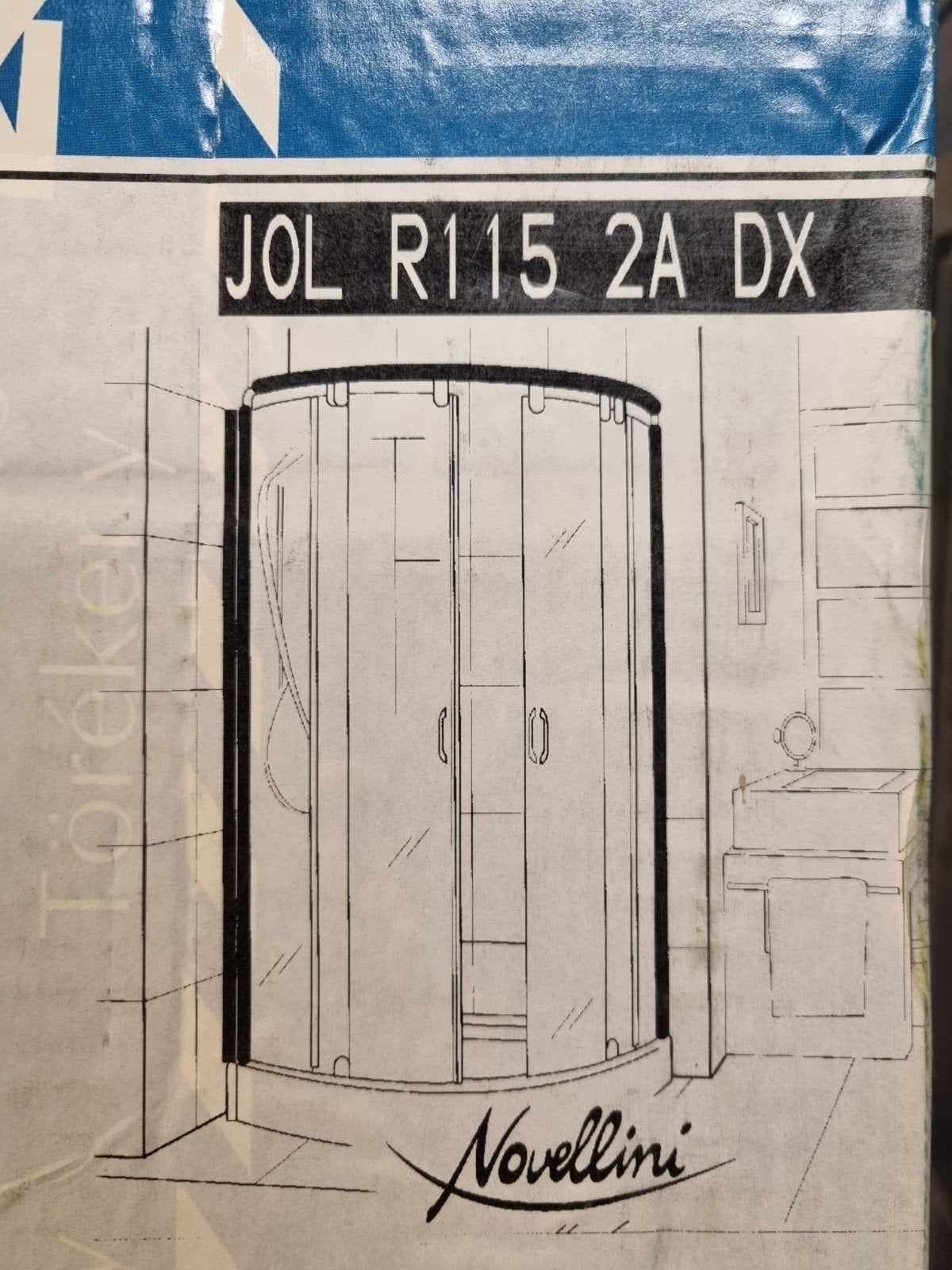 Novellini Douche cabine, Doe-het-zelf en Verbouw, Sanitair, Ophalen, Nieuw, Douche