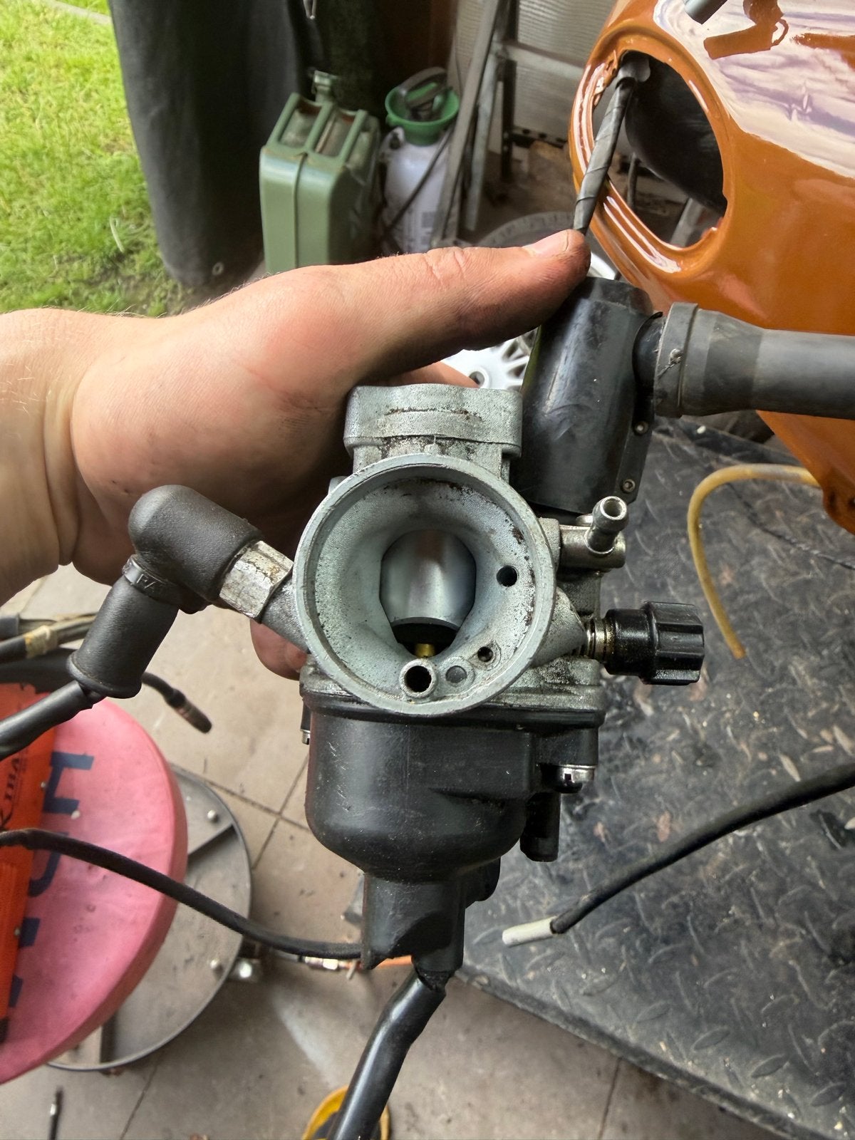Dellorto 20,5 mm Carburateur, Fietsen en Brommers, Ophalen of Verzenden, Gebruikt, Carburateur