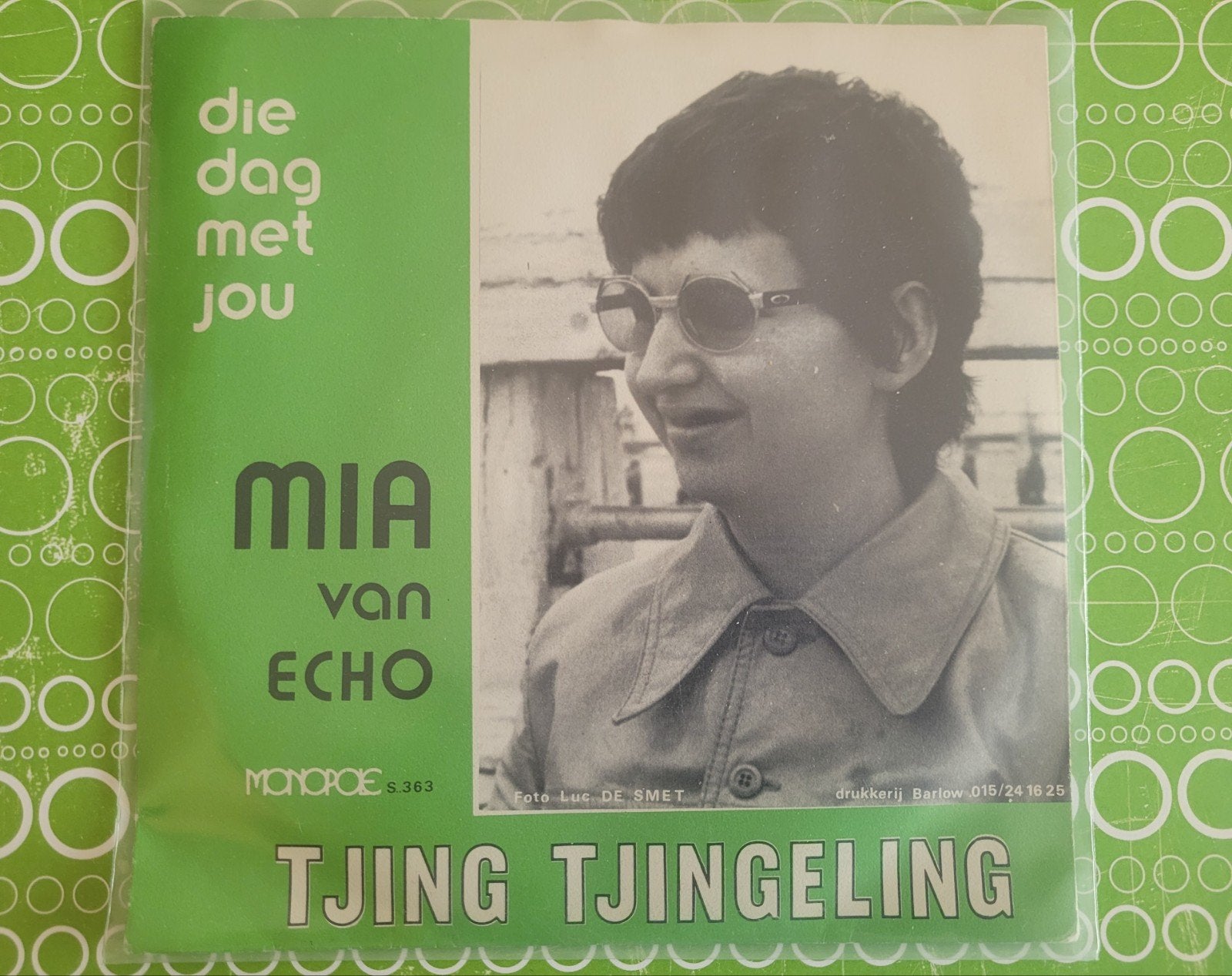 Mia van Echo - Tjing Tsjingeling - Die dag met jou, Cd's en Dvd's, Vinyl | Nederlandstalig, Ophalen, Zo goed als nieuw, Overige formaten