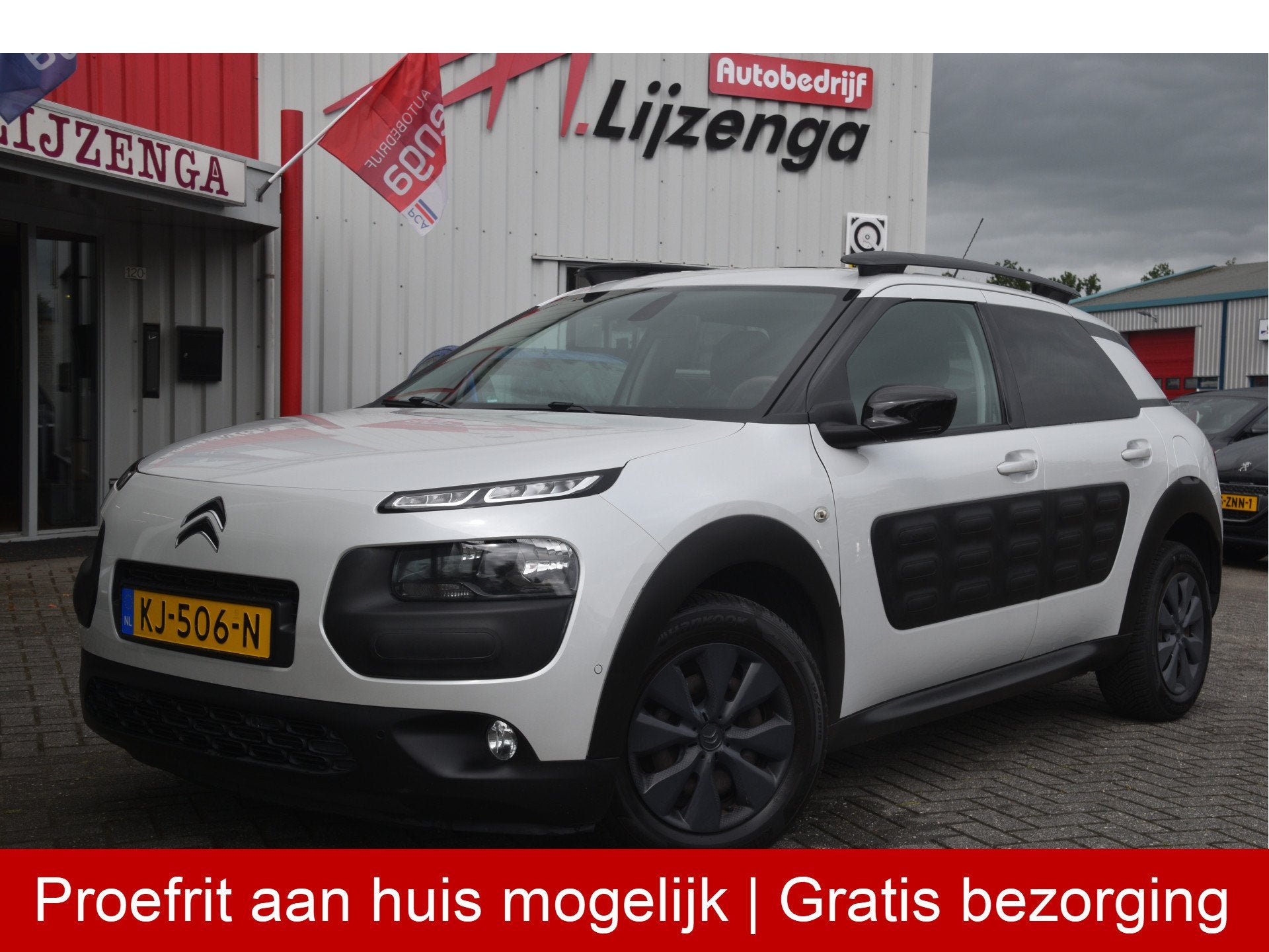 Citroën C4 Cactus 1.6 BlueHDi Business Plus Navi | Clima |, Voorwielaandrijving, Euro 6, 96 €/maand, Wit