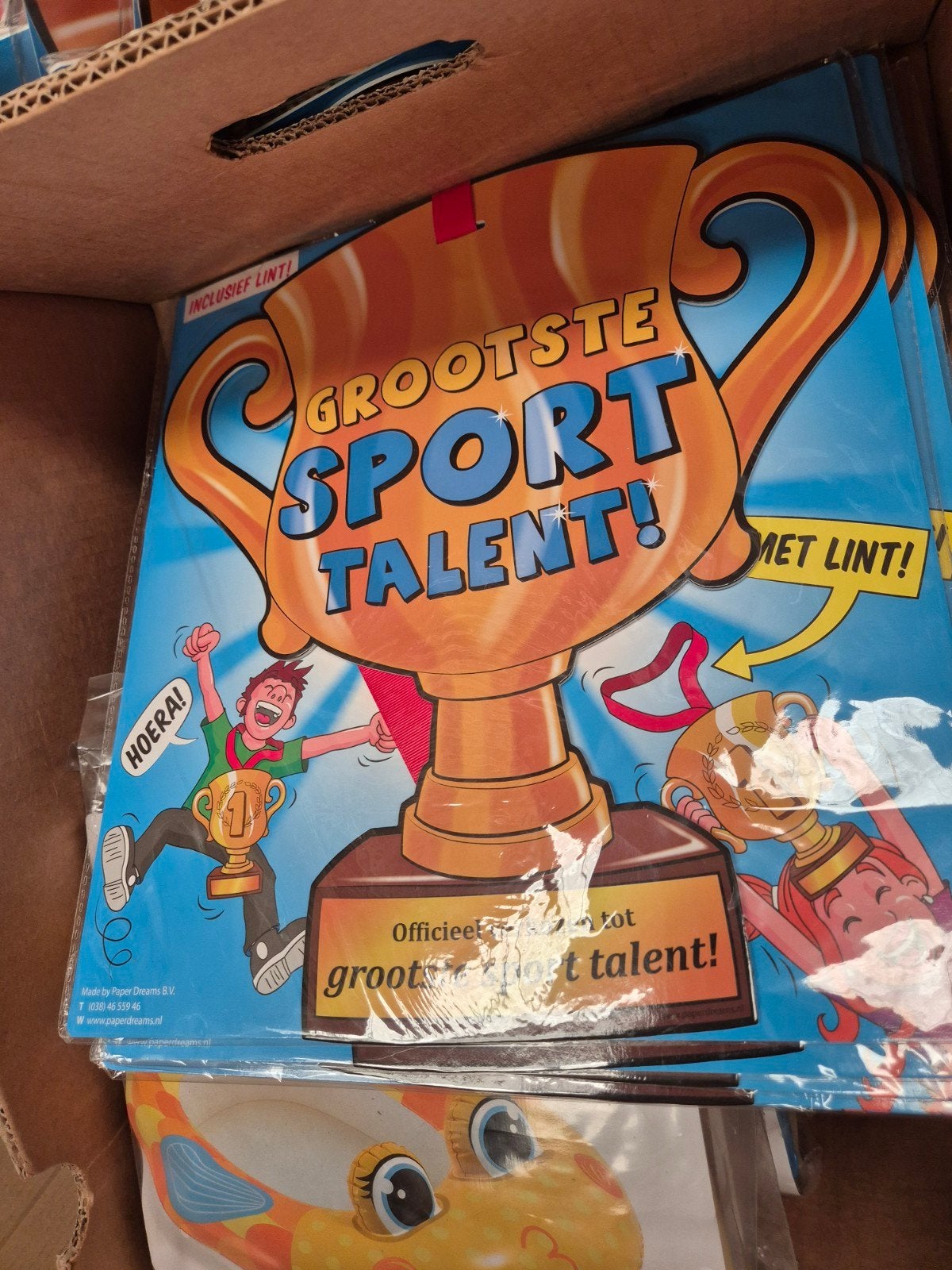Grootste Sport Talent Trofee - Voetbal of Algemeen, Ophalen of Verzenden, Nieuw, Overige